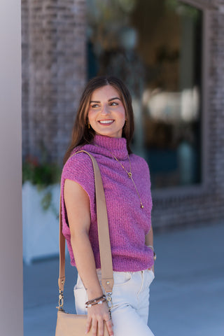 Plush Cowl Neck Tank