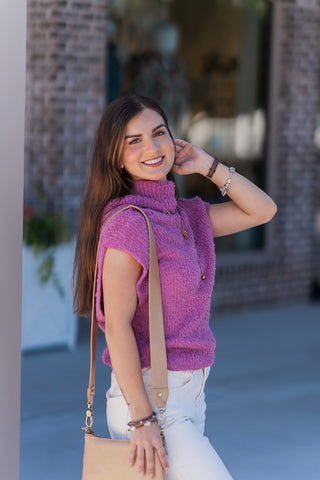 Plush Cowl Neck Tank