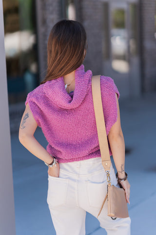 Plush Cowl Neck Tank