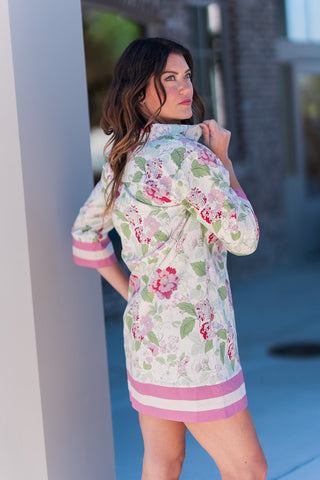 Preppy Garden Mini Dress - barndoorboutiquetn
