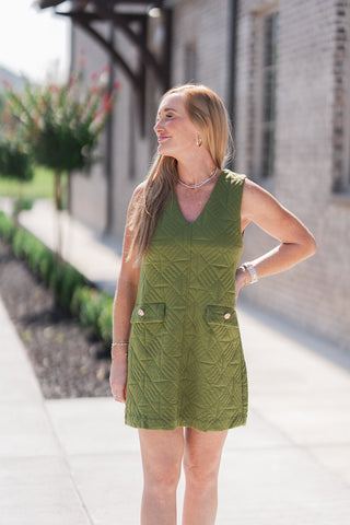 Cobblestone Quilted Mini Dress - barndoorboutiquetn