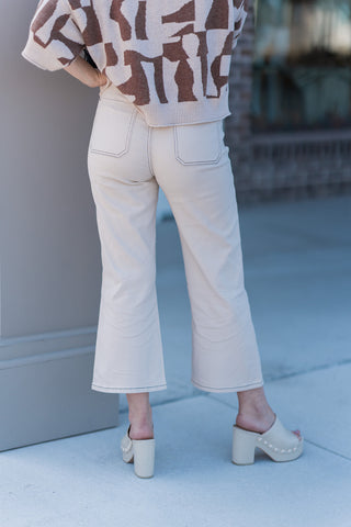 Desert Bloom Cropped Flares