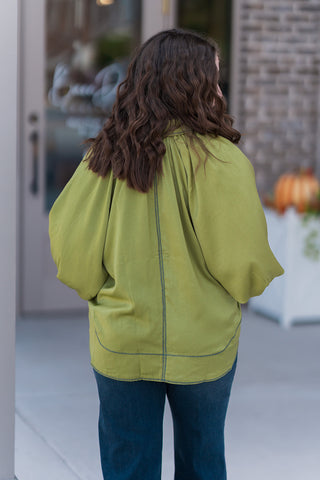 Emerald City Blouse - barndoorboutiquetn