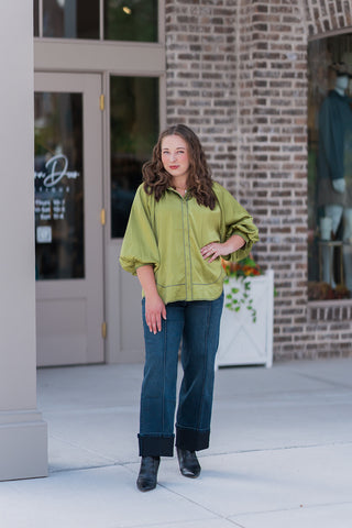 Emerald City Blouse - barndoorboutiquetn