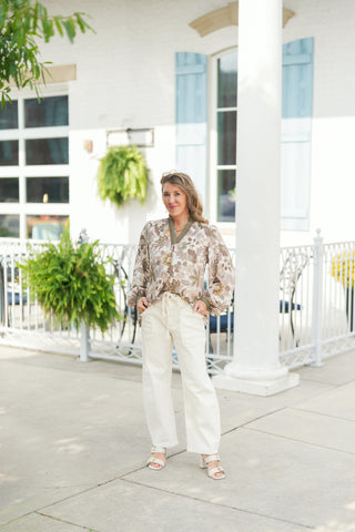 Cream Puff Utility Jeans - barndoorboutiquetn