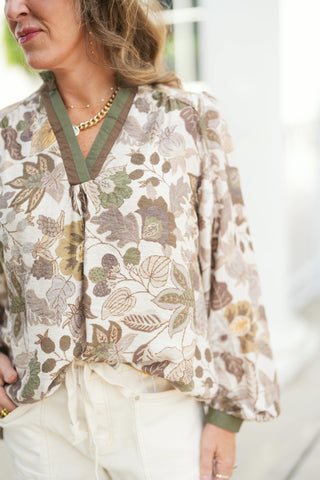 Harvest Foliage Top - barndoorboutiquetn