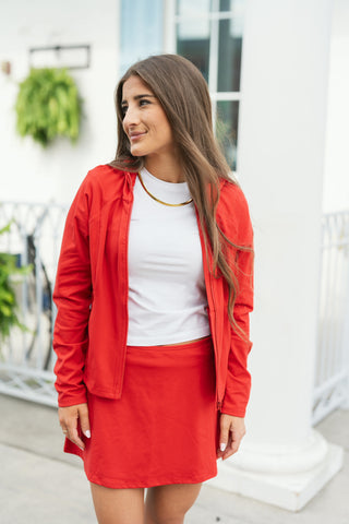 Cherry Wrap Skort - barndoorboutiquetn