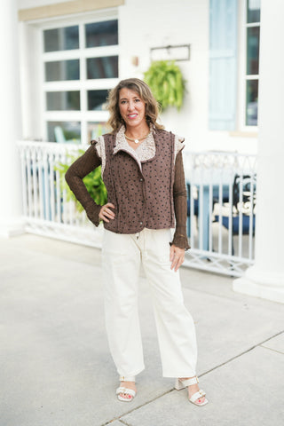 Twice as Sweet Reversible Vest - barndoorboutiquetn