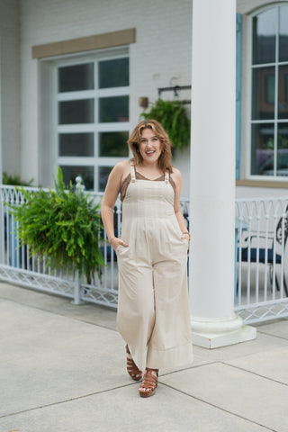 Cozy Homestead Gingham Jumpsuit - barndoorboutiquetn