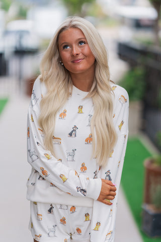 Z Supply Elle Pup Longsleeve - barndoorboutiquetn