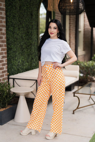 Rocky Top Checker Pants - barndoorboutiquetn