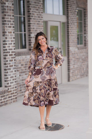 Meadow Breeze Midi Dress - barndoorboutiquetn