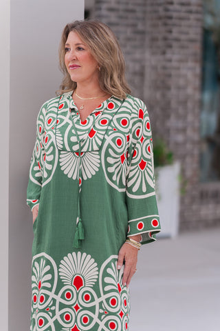 Nomad's Caftan Dress - barndoorboutiquetn