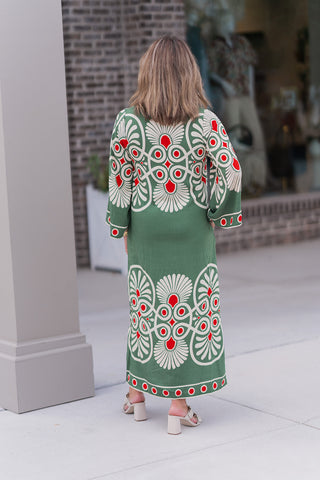 Nomad's Caftan Dress - barndoorboutiquetn