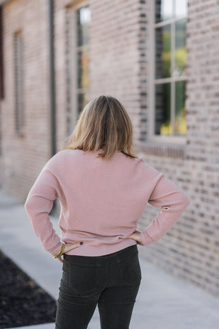 Toasty Waffleknit Top - barndoorboutiquetn