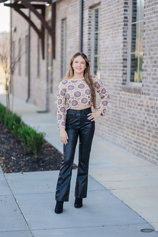 Hyacinth Knit Top - barndoorboutiquetn