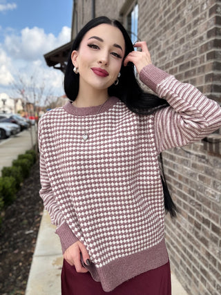 Harlequin Bloom Sweater