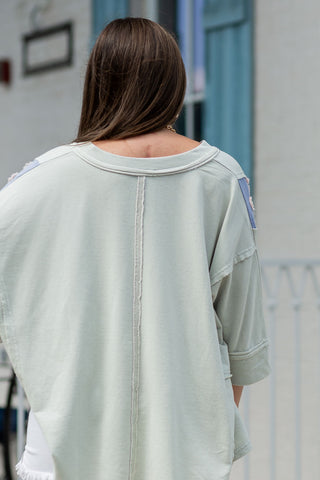 Flower Pop Top - barndoorboutiquetn
