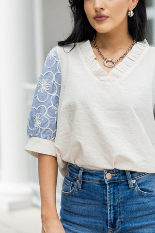 First Light Blouse - barndoorboutiquetn