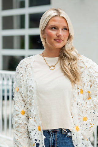 Daisy Chain Cardi - barndoorboutiquetn