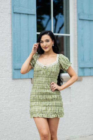 Vera Plaid Mini Dress - barndoorboutiquetn