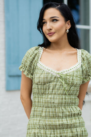 Vera Plaid Mini Dress - barndoorboutiquetn