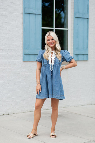 Rolling Hills Mini Dress - barndoorboutiquetn