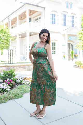 Meadow Muse Midi Dress - barndoorboutiquetn