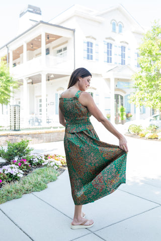 Meadow Muse Midi Dress - barndoorboutiquetn