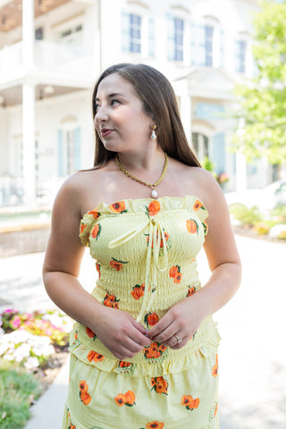 Pretty as a Peach Midi Dress - barndoorboutiquetn