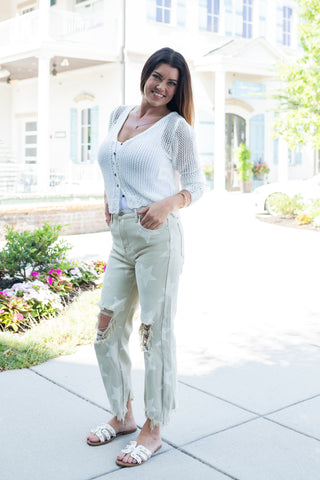 Risen Star Gaze Hi-Rise Straight Jeans - barndoorboutiquetn
