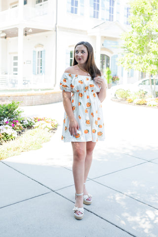 Sun-Kissed Peach Dress - barndoorboutiquetn