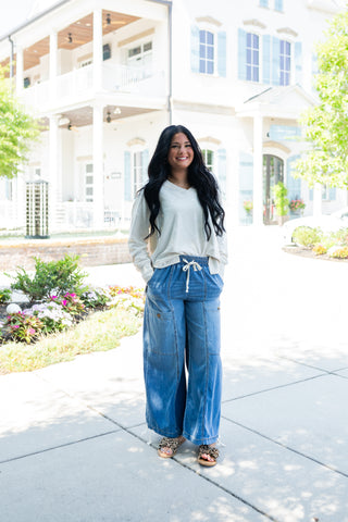 Salt Air Barrel Pants - barndoorboutiquetn