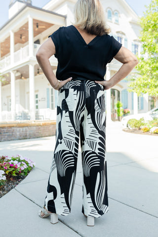 Abstract Elegance Pants - barndoorboutiquetn