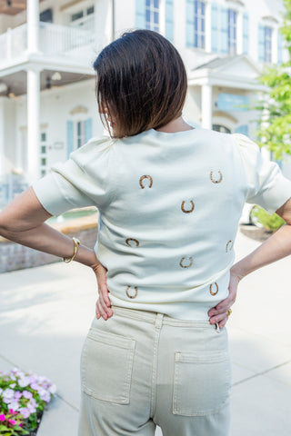 Rodeo Charm Knit Top - barndoorboutiquetn