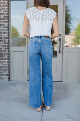 Judy Blue Emmie Wide Leg Jeans - barndoorboutiquetn