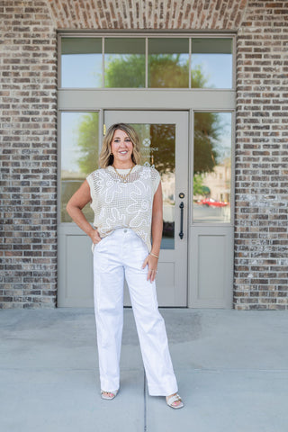 Pretty Petal Knit Top - barndoorboutiquetn