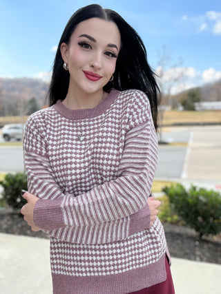 Harlequin Bloom Sweater