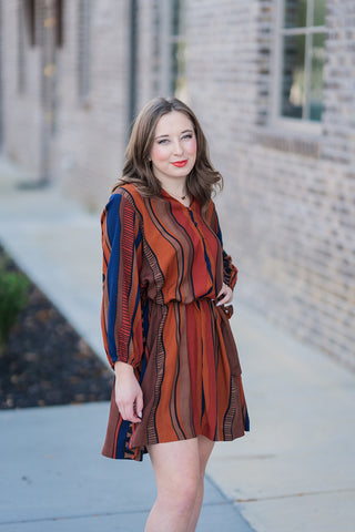 Spice Cake Mini Dress