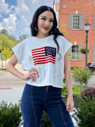 Stars & Stripes Top - barndoorboutiquetn