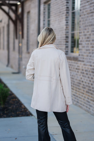 Illusive Faux Suede Coat - barndoorboutiquetn