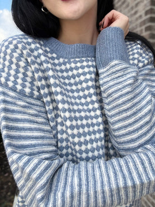 Harlequin Bloom Sweater