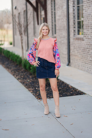 Sweet Cider Knit Blouse - barndoorboutiquetn