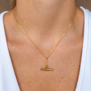 Lasso Necklace (Gold Plated) - barndoorboutiquetn