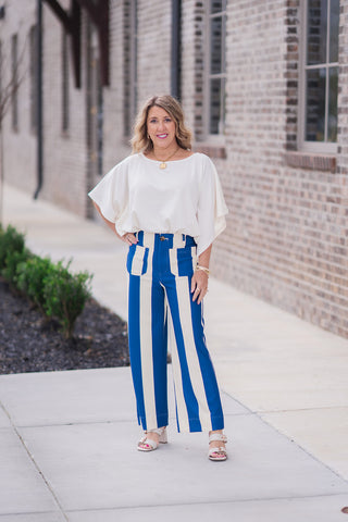 Twiggy Colorblock Pants - barndoorboutiquetn