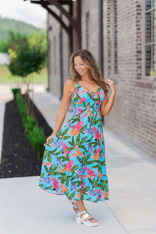 Sunrise in Paradise Midi Dress - barndoorboutiquetn