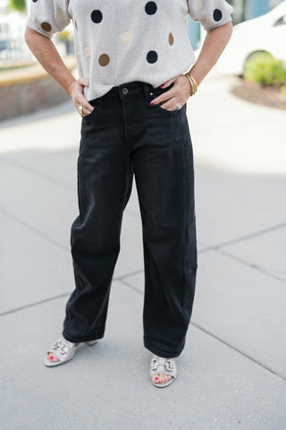 Smoked Quartz Barrel Jeans - barndoorboutiquetn