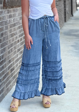 Country Ruffle Pants - barndoorboutiquetn
