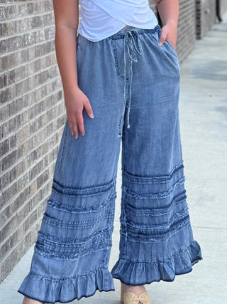 Country Ruffle Pants - barndoorboutiquetn