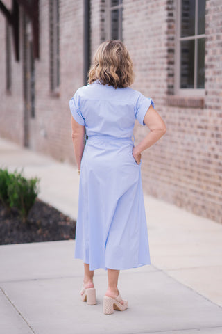 Sailing Away Midi Dress - barndoorboutiquetn